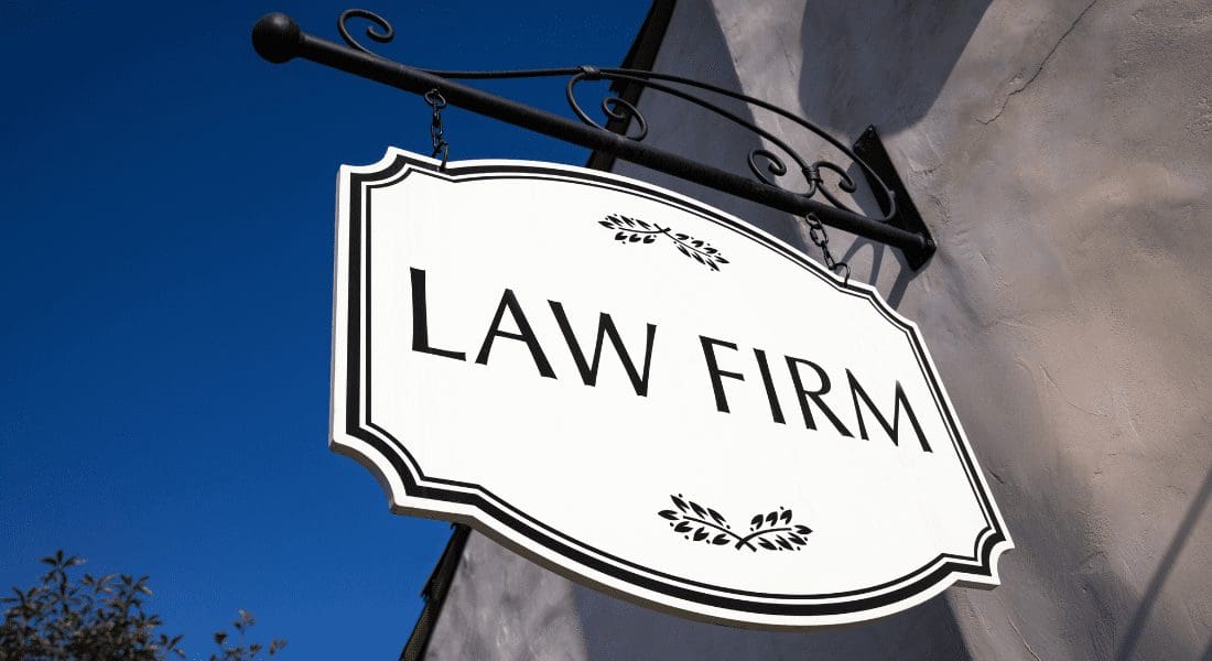 Law Firm board sign