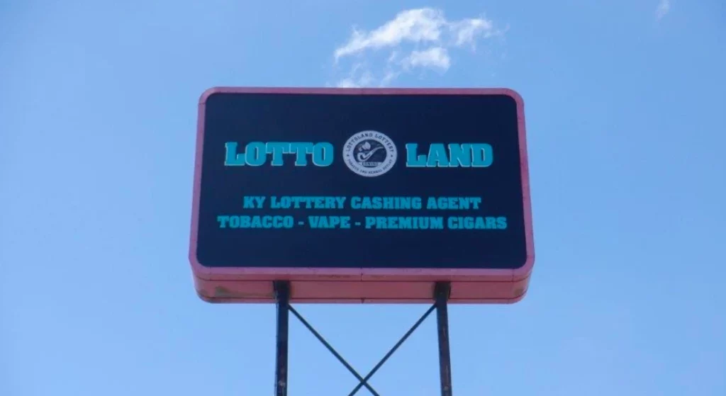 Billboard Sign Lotto Land