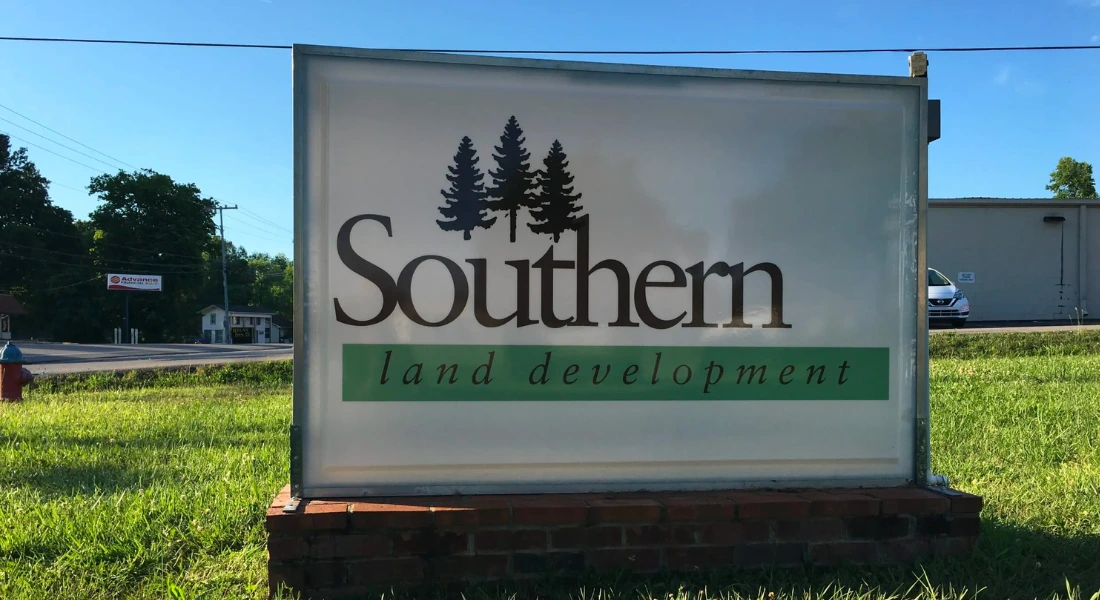 Property Sign Southern Land Development