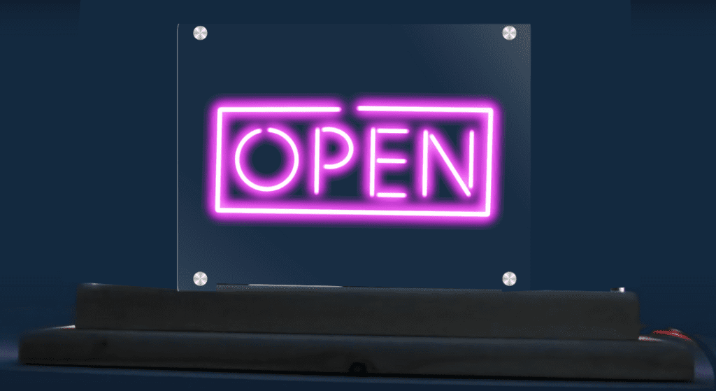 Acrylic LED Open Sign