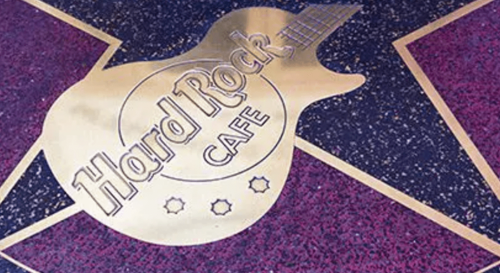 Hard Rock Cafe Floor Graphic