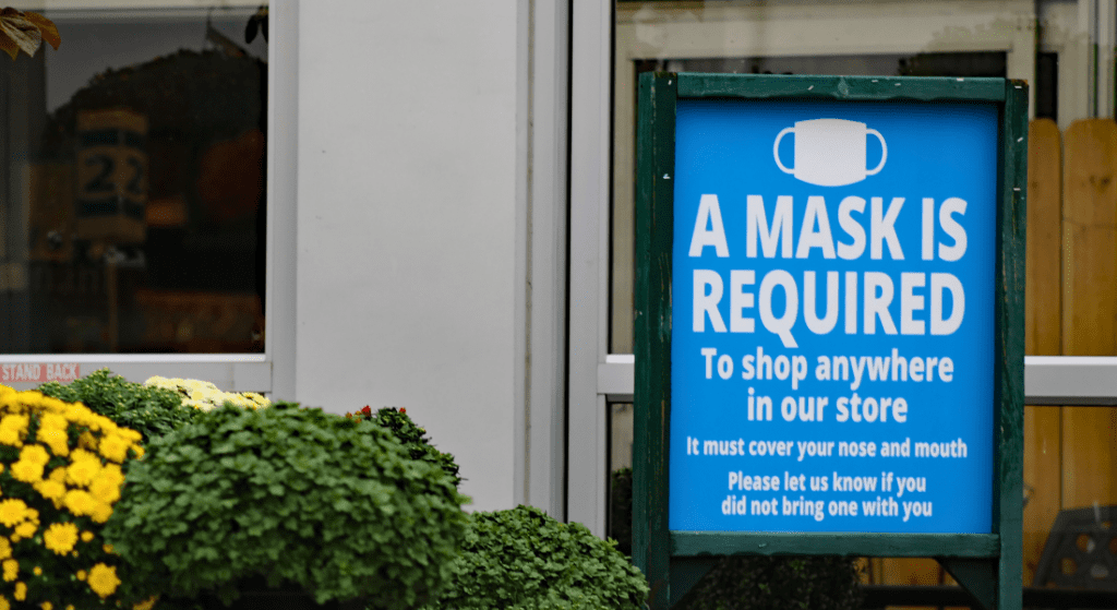 Mask is required Sign Board