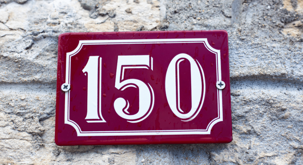 Address Sign 150